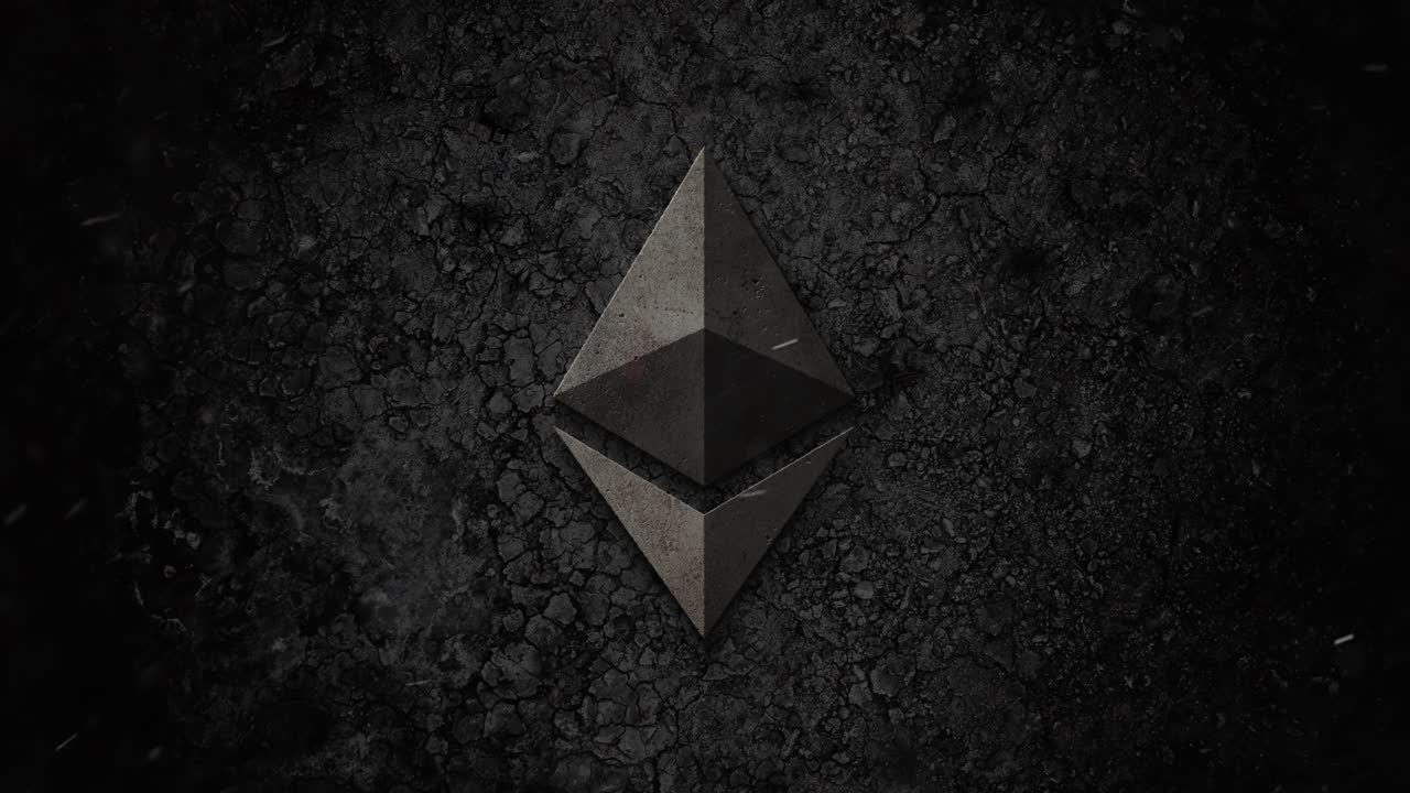 impacto del logotipo de la criptomoneda ethereum