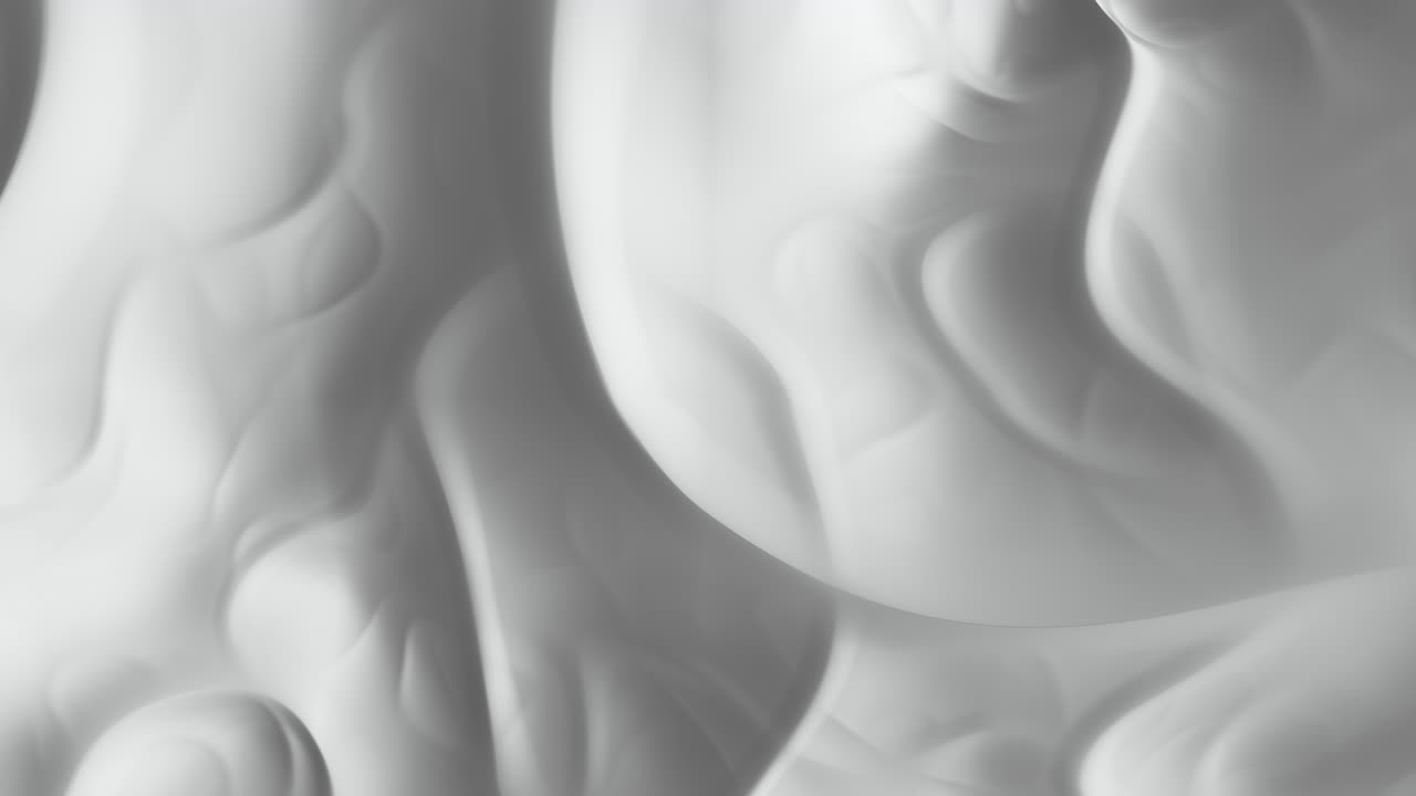 Fumo bianco astratto e texture di sfondo con nebbia soffice e movimento fluido