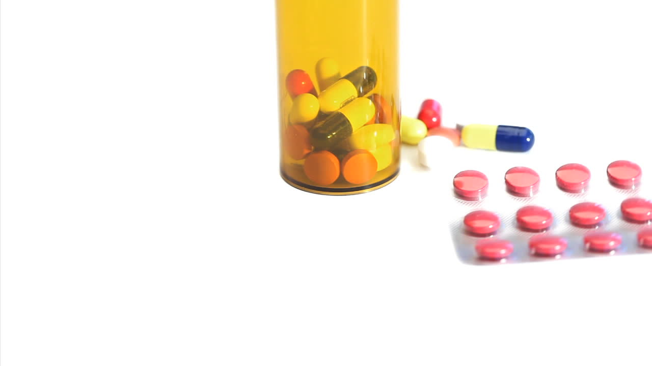 pastillas y caja de pastillas giratoria