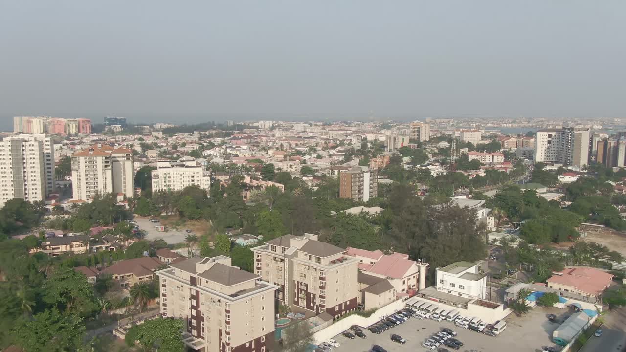 lagos aéreos, nigeria, áfrica