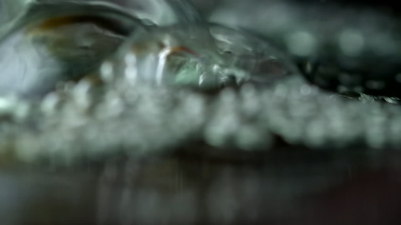 는 물 근접 촬영