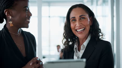 two women in a business meeting