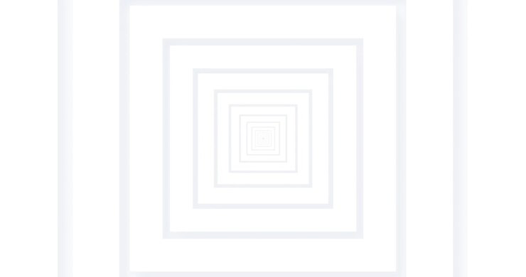 Animation of white 3d moving square tunnel