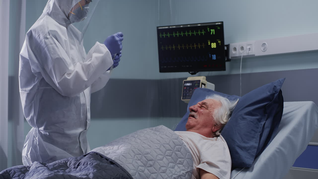 Medical Examination of a Patient in Hospital