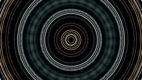 fondo abstracto futurista con animación de vuelo en túnel futurista abstracto con patrón de líneas de luz de neón.