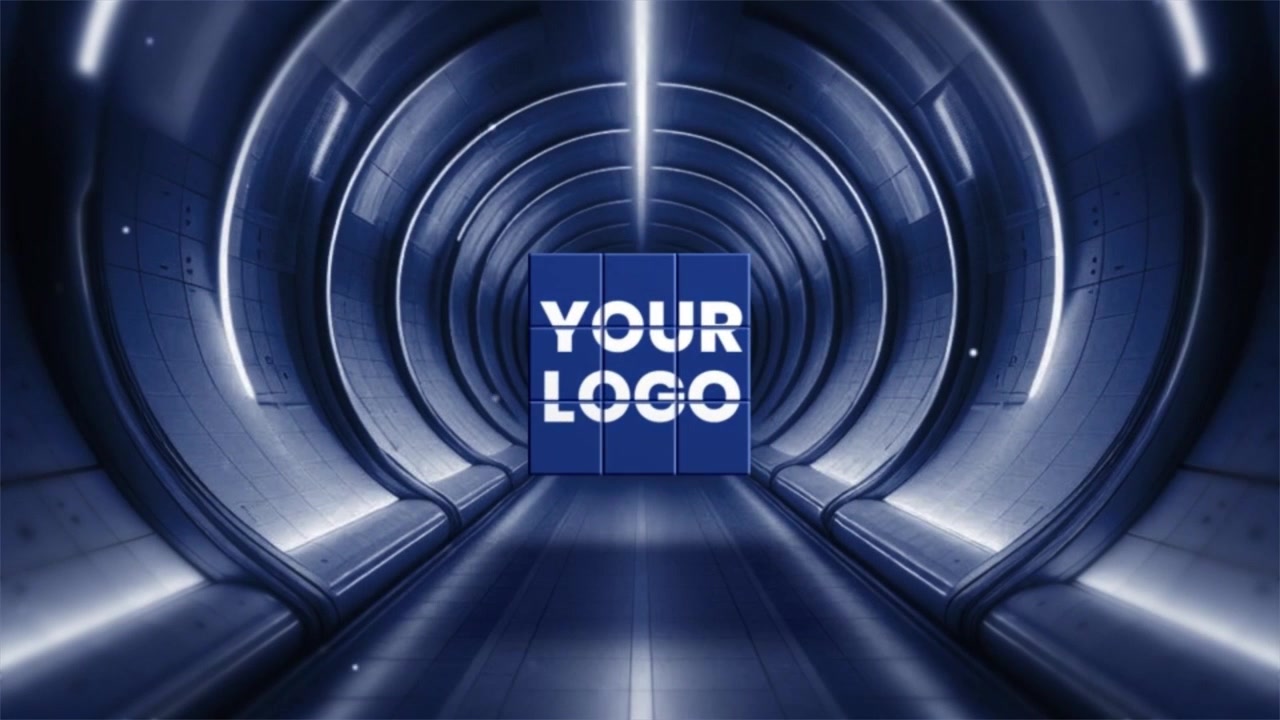 Animazione Logo a Cubo con Movimenti Dinamici, Facile da Personalizzare con Controlli Colore. Nessun plug-in richiesto