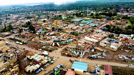 paisaje urbano rural de nairobi horizonte de la ciudad de kenya