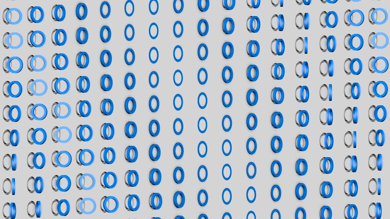 fondo isométrico abstracto anillos azules ondas movimiento