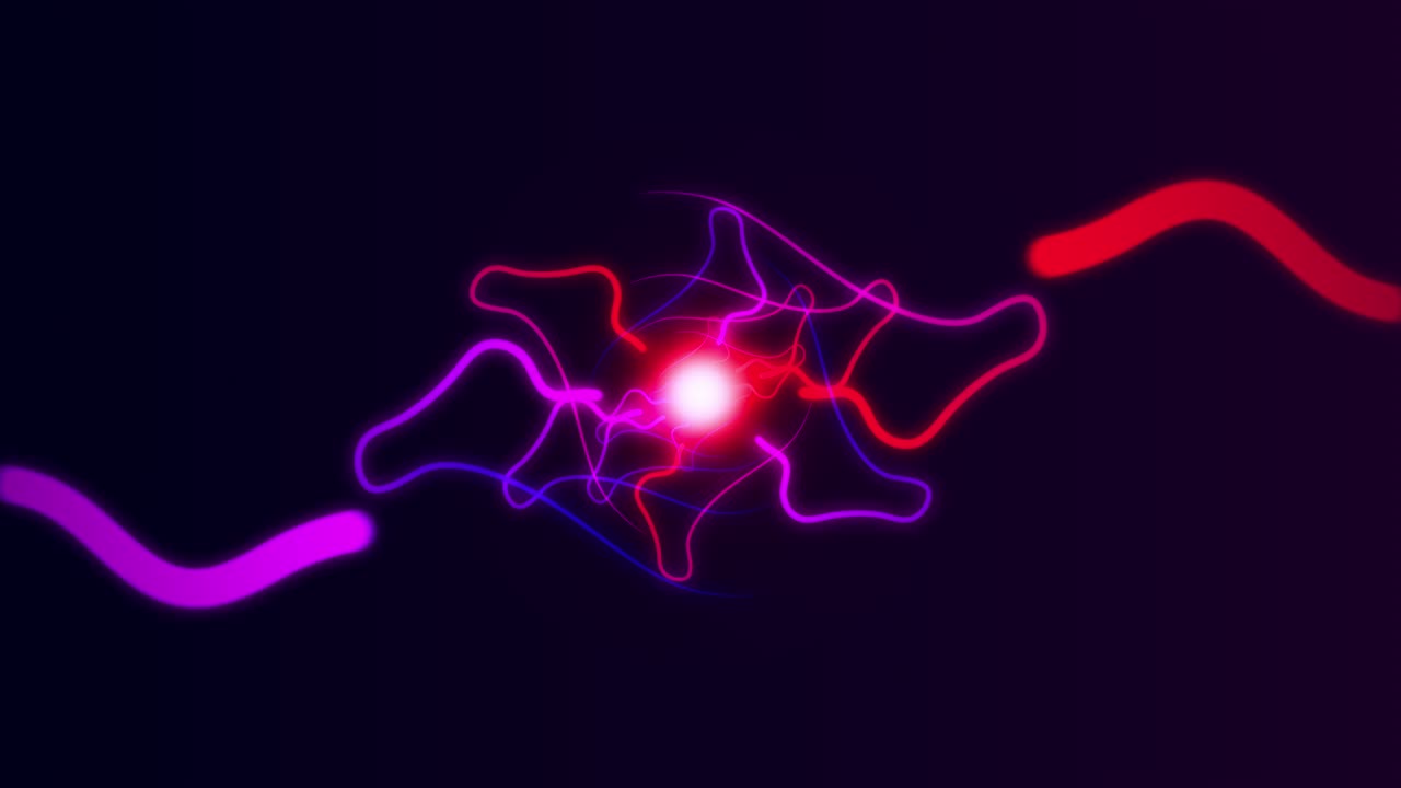 Neon motion background seamless loop