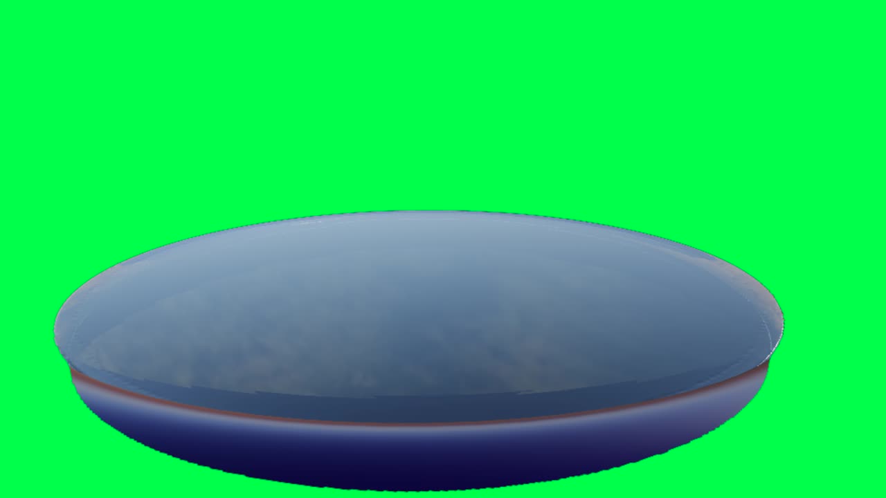 ondas de agua en una superficie circular