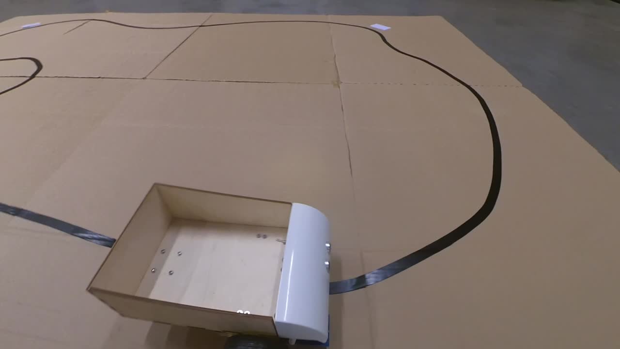 Line Follower Robot Following Black Line