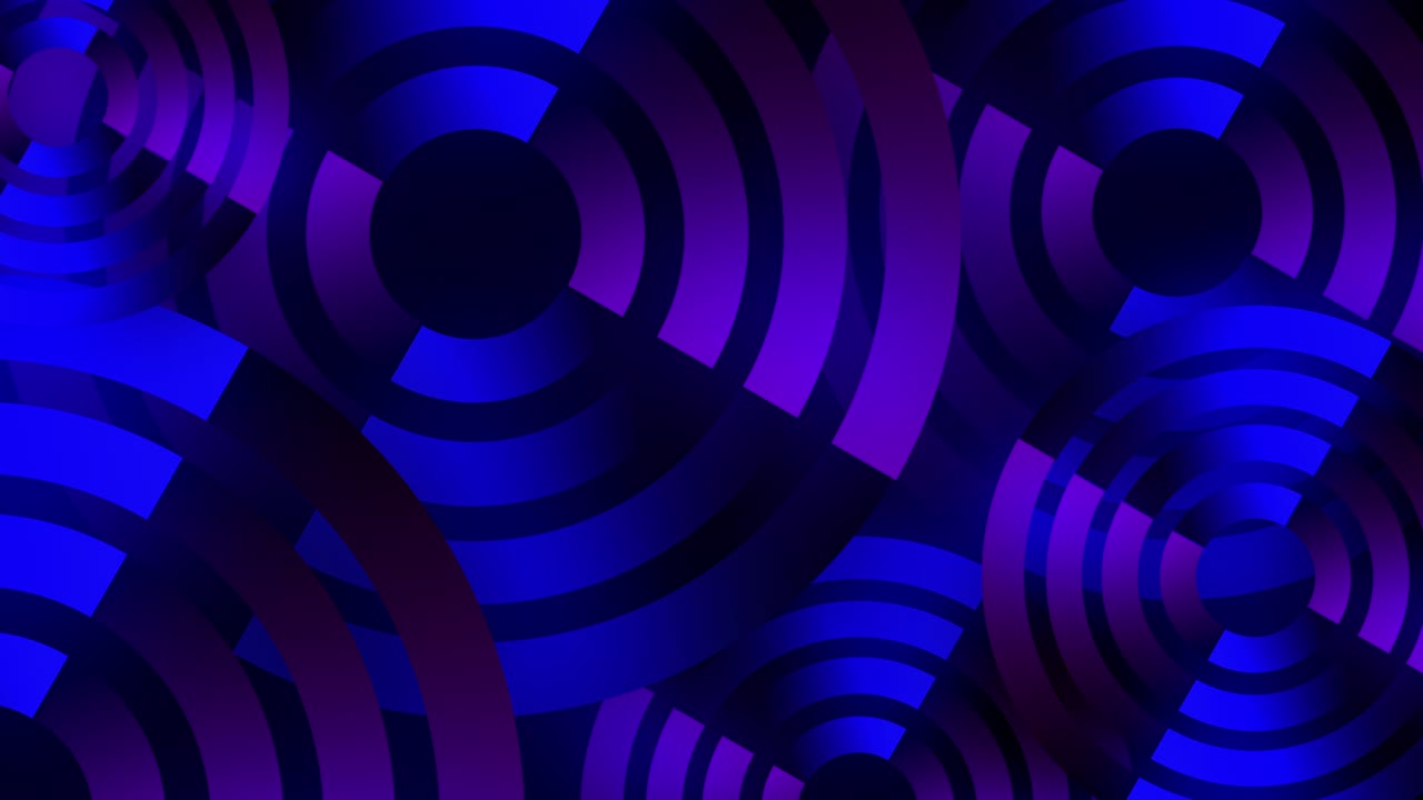 Vícebarevné digitální kruhové tvary, abstraktní pozadí.