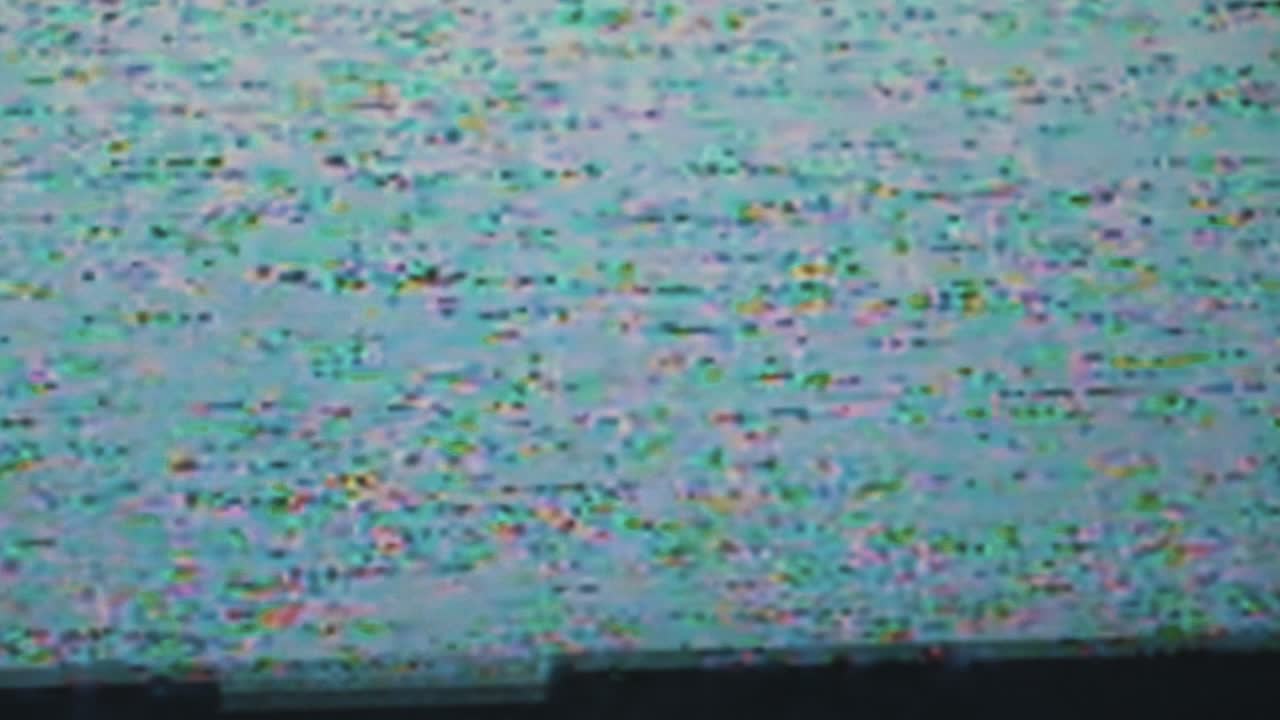 TV Noise with No Signal