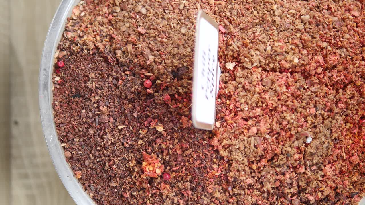 Assorted Ground Spices in a Bowl