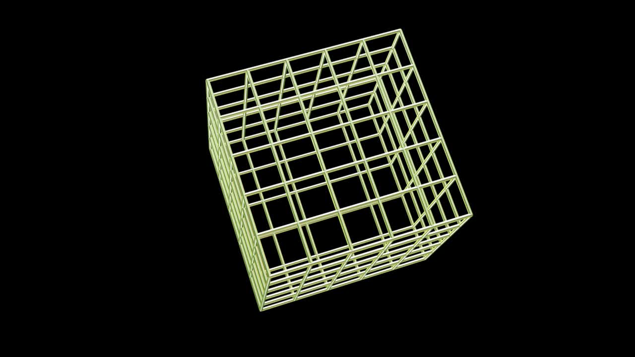 concepto de la jaula giratoria. canal alfa