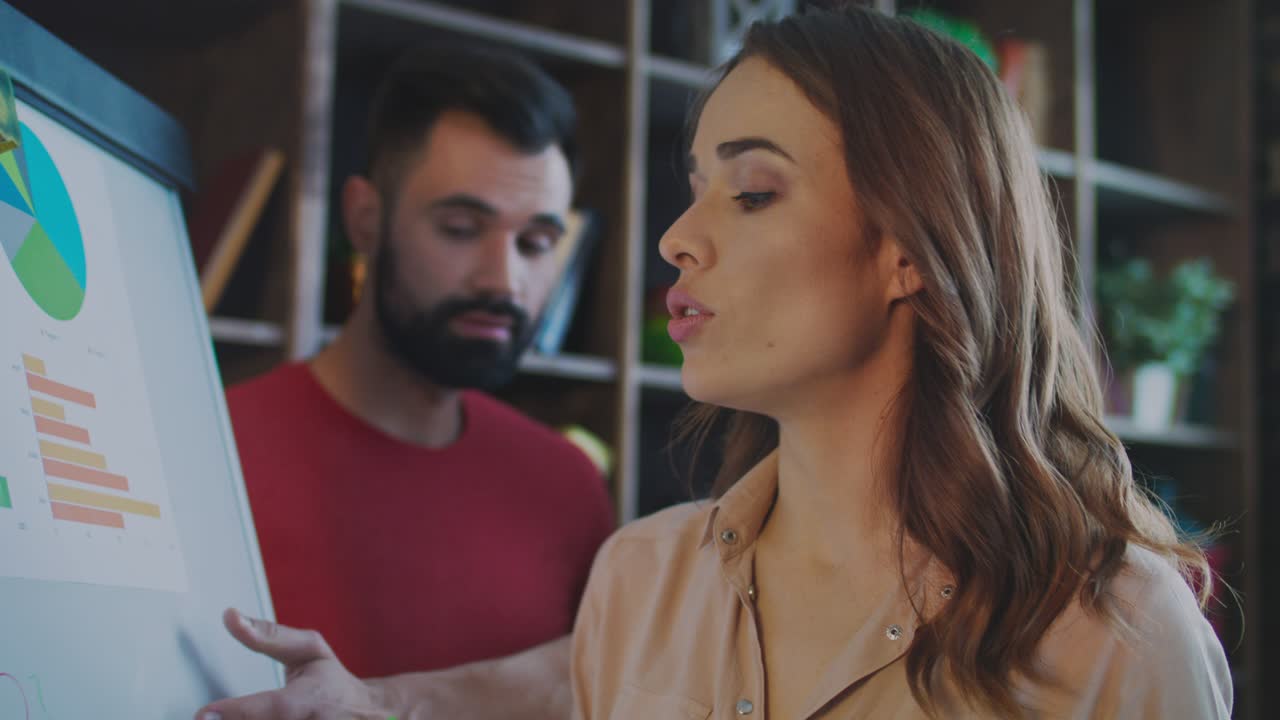 equipo profesional discutiendo el informe financiero en la oficina. lluvia de ideas de negocios