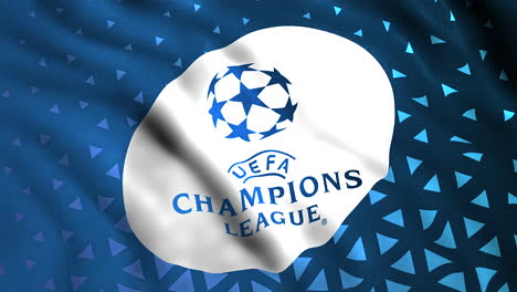 uefa champions league logo on a blue background