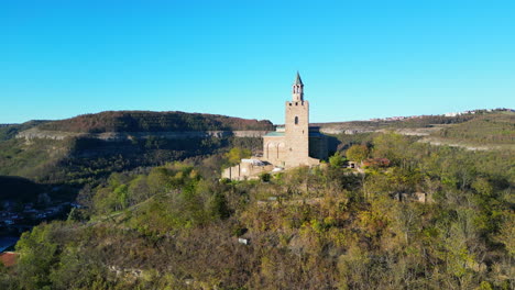 the cathedral of tsarevets on a clear day – culture and history in veliko tarnovo, bulgaria