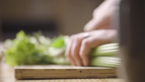 Chop-the-Parsley-leaves-on-the-cutting-board