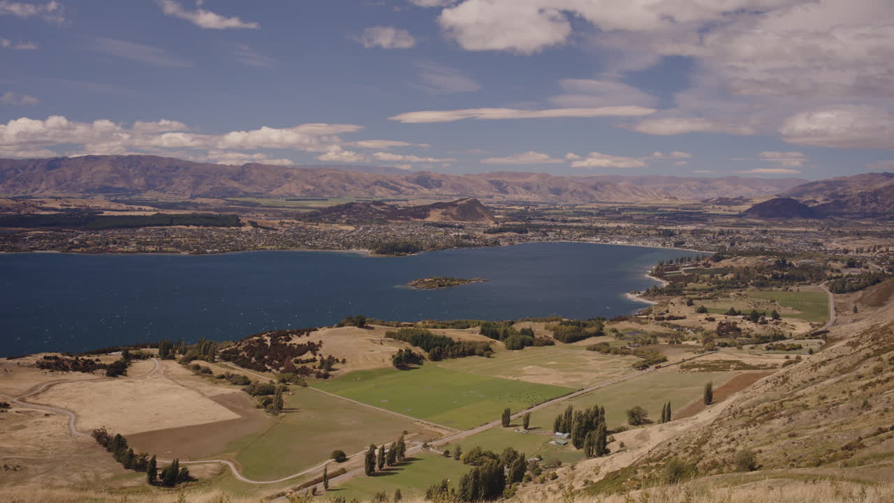 Aerial View of Lake Tekapo, New Zealand