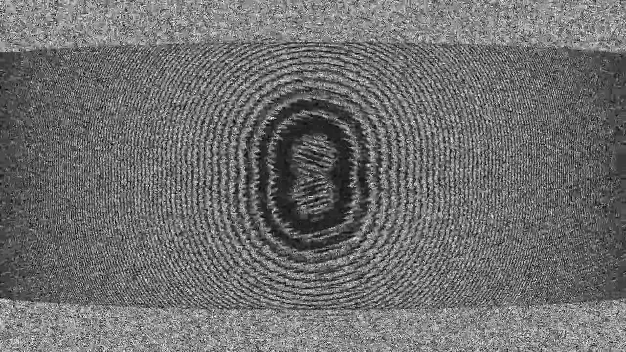 círculos concéntricos abstractos y parpadeantes