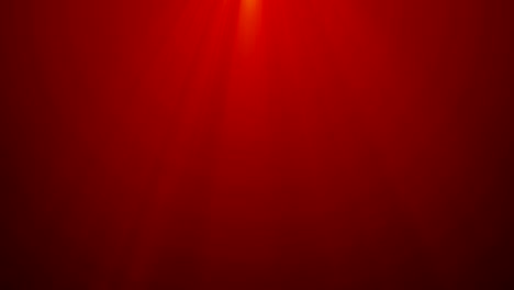 rayo de luces de volumen en fondo rojo en bucle para copyspace