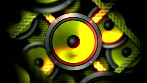 altavoces y cadena [bucle]
