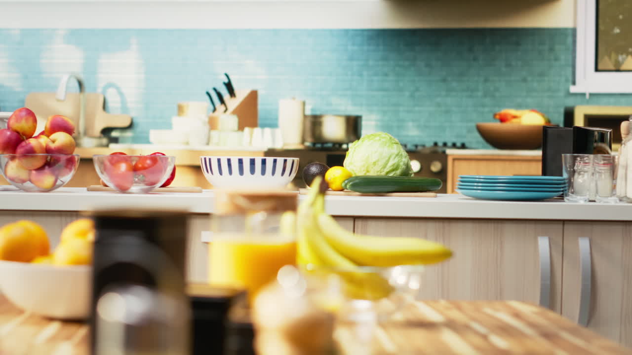 Kitchen Still Life with Fruit and Vegetables