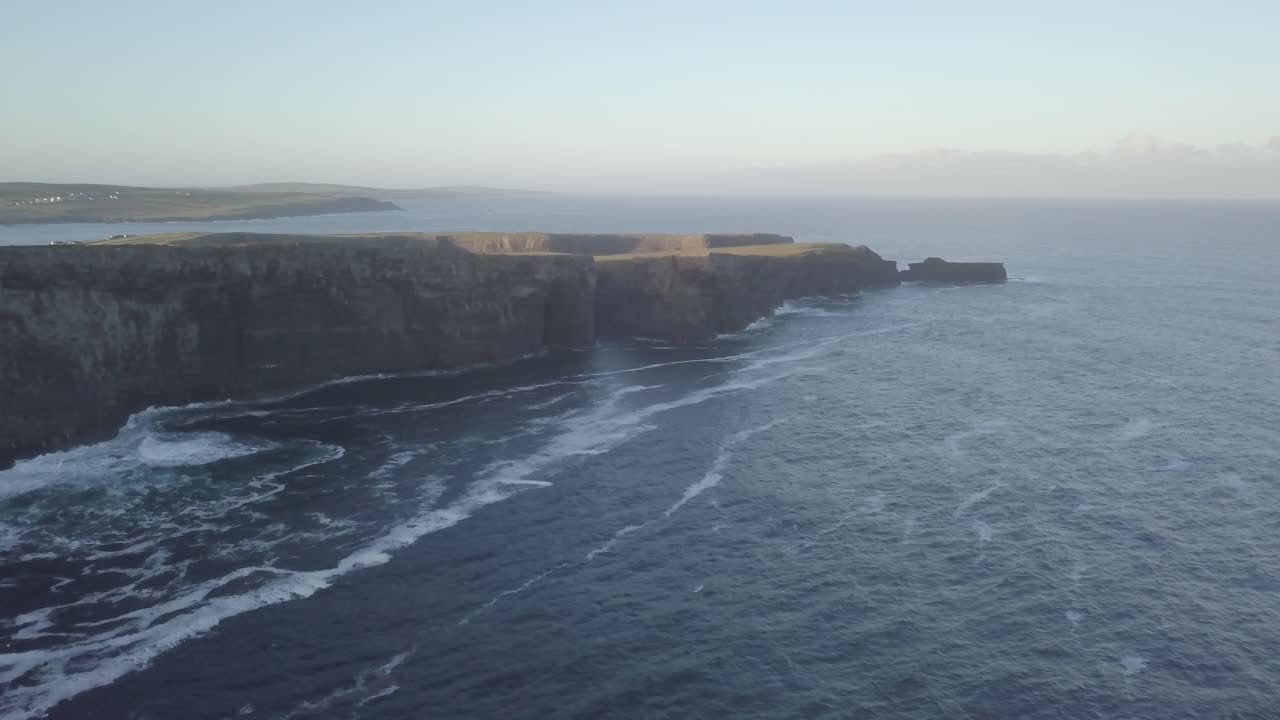 cliffs surrounding county Clare at dawn