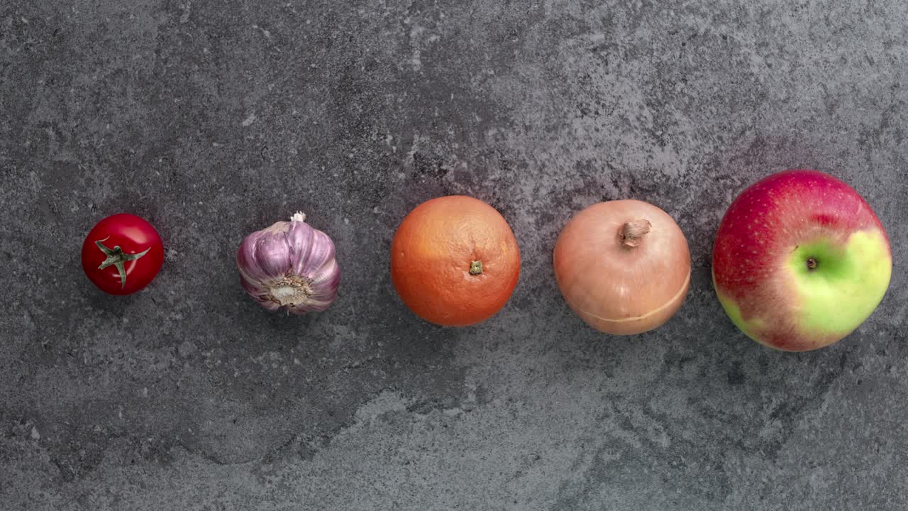 Exchanging sugar lumps into fresh vegetables