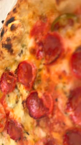 delicious pepperoni pizza close-up