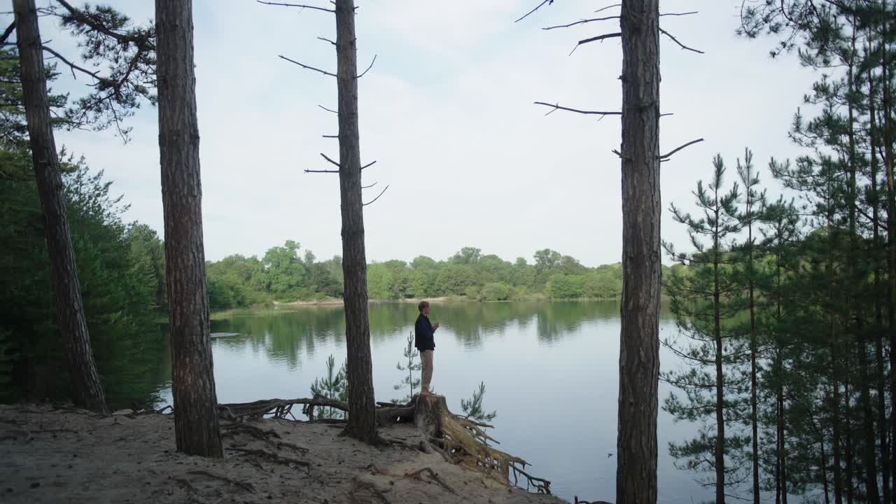 The yoga instructor utilizes the healing power of nature and movement therapies to create a harmonious connection between body and mind, inspiring participants to find inner peace.