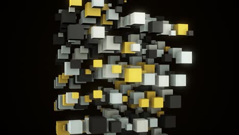 abstract 3d cubes