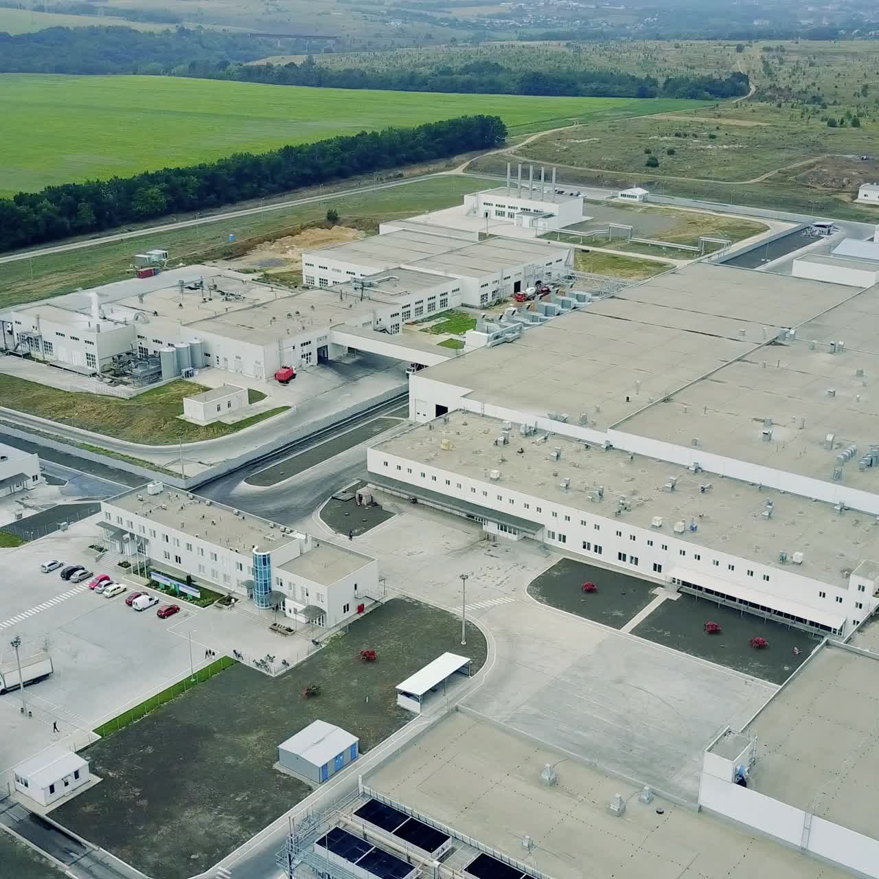 edificio industrial moderno