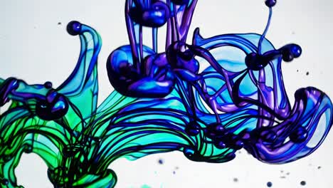 mezcla de tinta abstracta