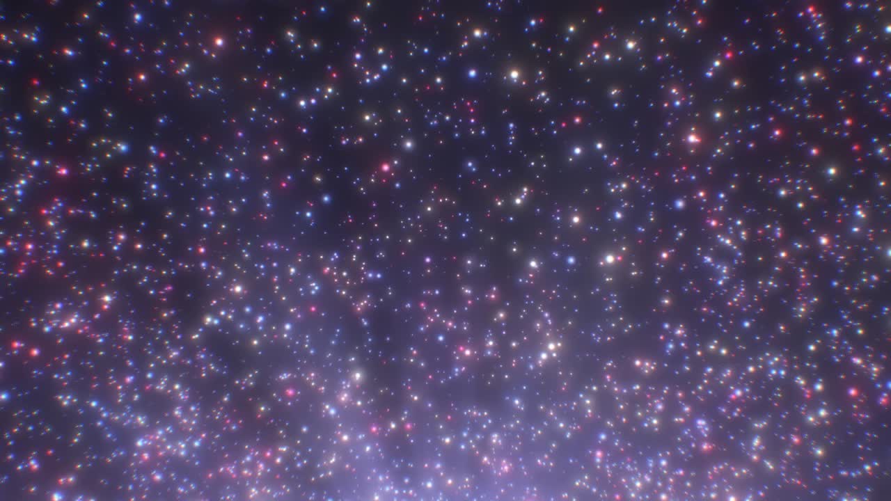 Beautiful Pink Purple Glitter Dust Sparkle Particles Shine Rising Up - 4K Seamless VJ Loop Motion Background Animation