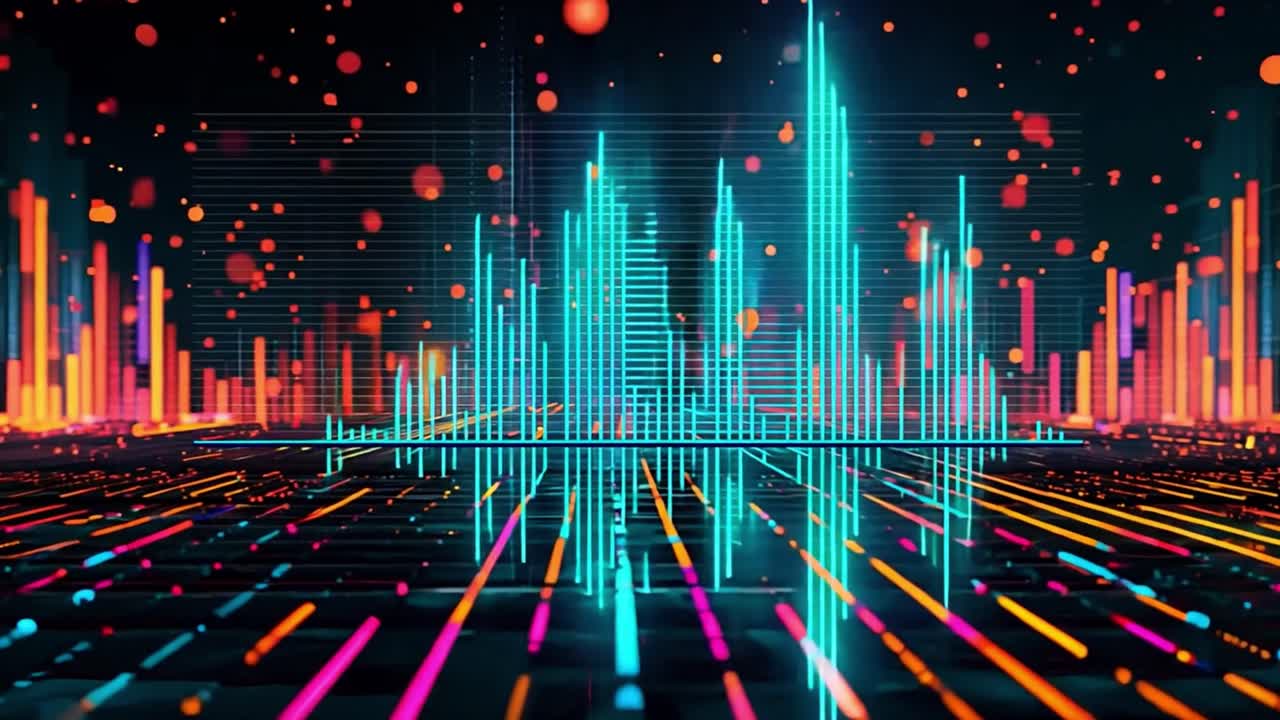 Abstract Visualization with Glowing Lines