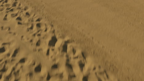 drone disparó sobre la playa de arena que parece una playa real, los angeles, estados unidos