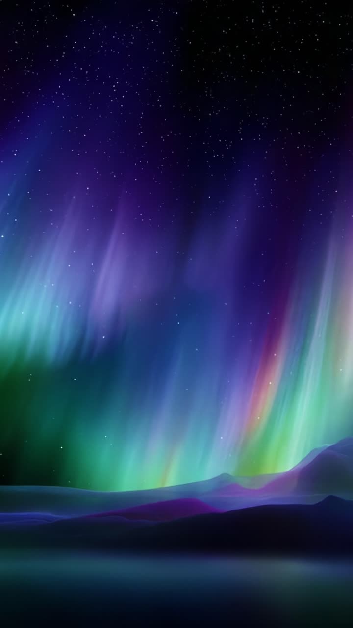 A Stunning Display of Aurora Borealis: Witness the Vibrant Colors and Ethereal Beauty of Northern Lights Dancing Across the Night Sky, Creating a Mesmerizing Spectacle of Nature's Artistry