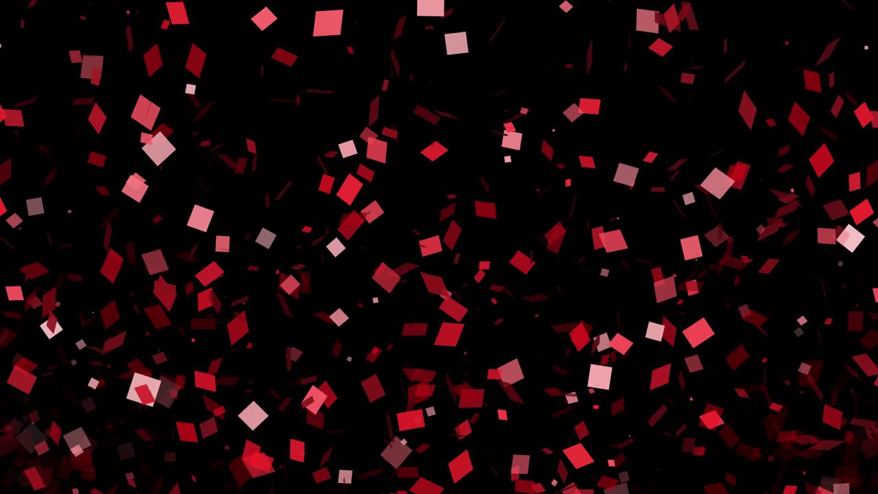 Confetti two Explosion on a Green and Black Background