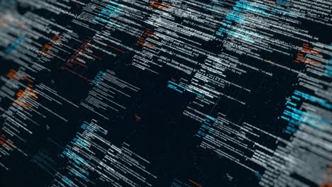 visualización de códigos informáticos complejos