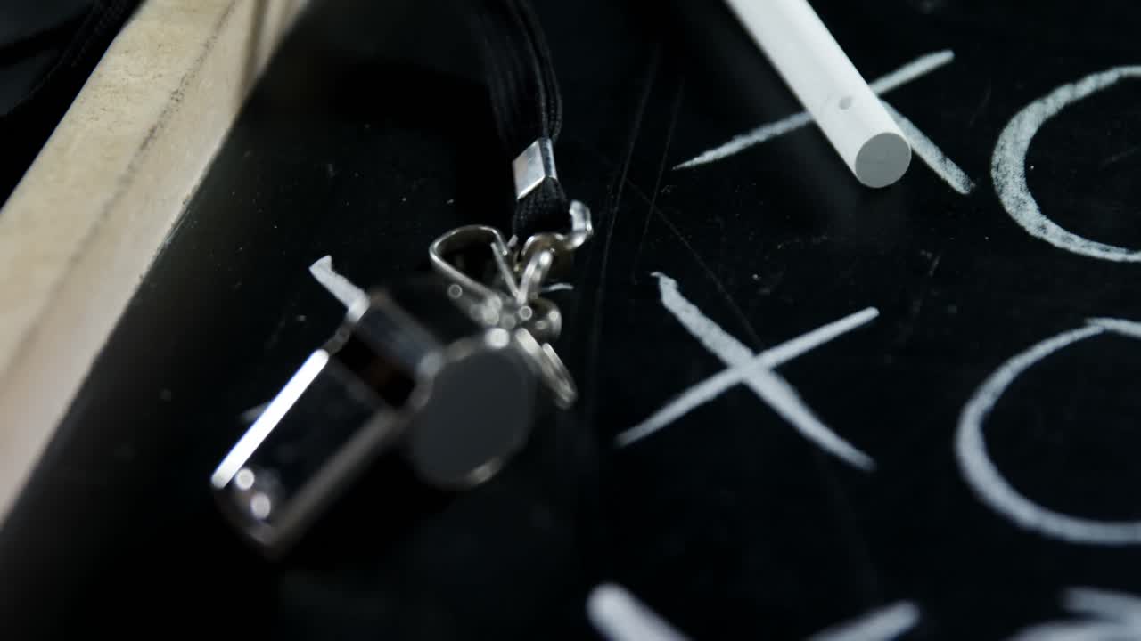 Whistle on Game strategy slate 4k