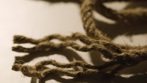 religious concept shot with close up of person picking up crown of thorns