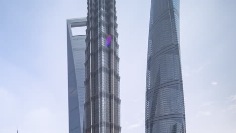 timelapse of the amazing shanghai city skyline and skyscrapers