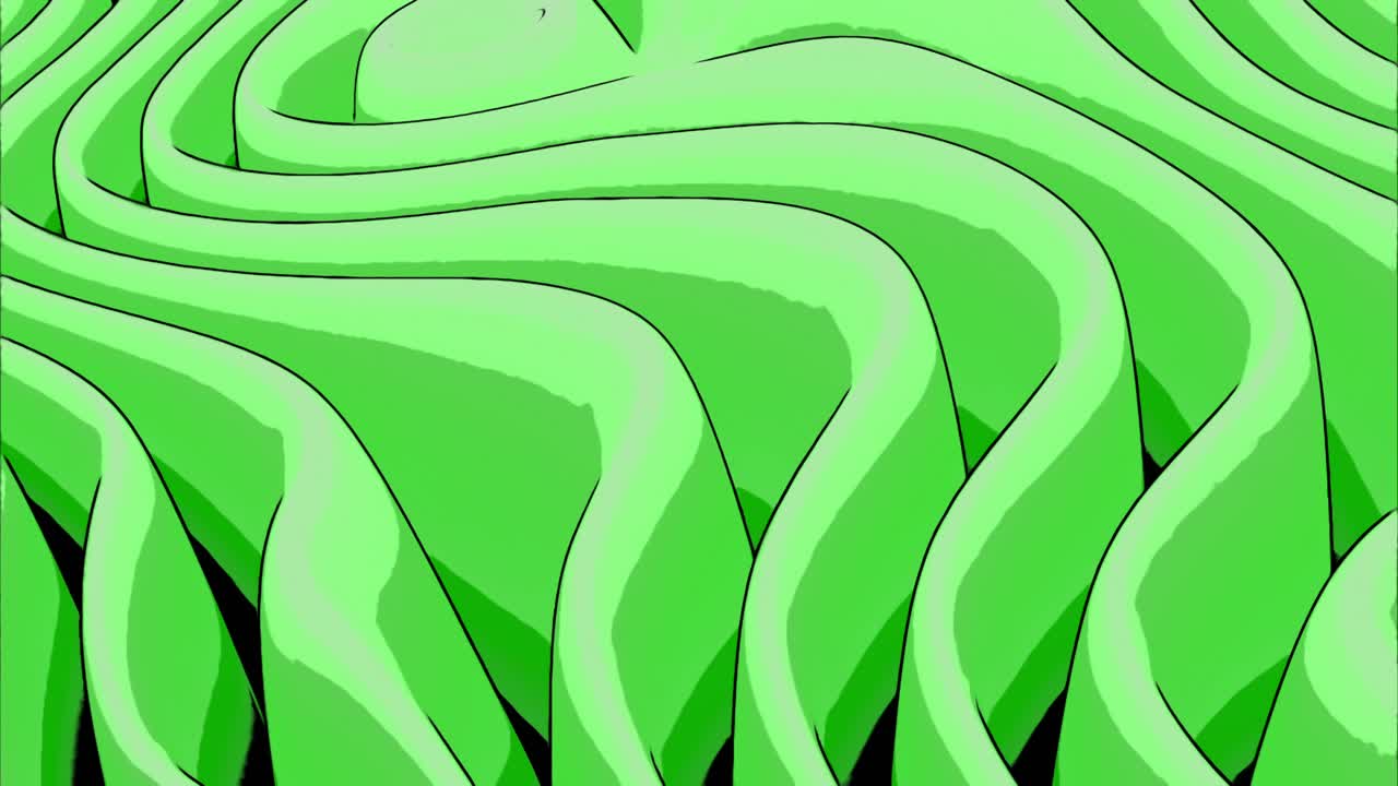 patrón de onda verde abstracto