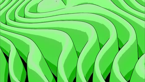 abstract green wave pattern