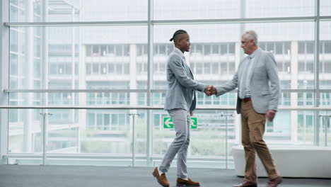 handshake, welcome and black man with ceo
