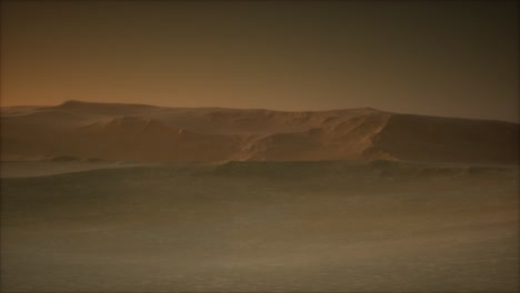 tormenta en el desierto de arena