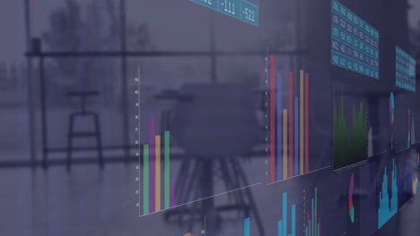 Animation-of-statistics-and-financial-data-processing-over-tables-in-cafe