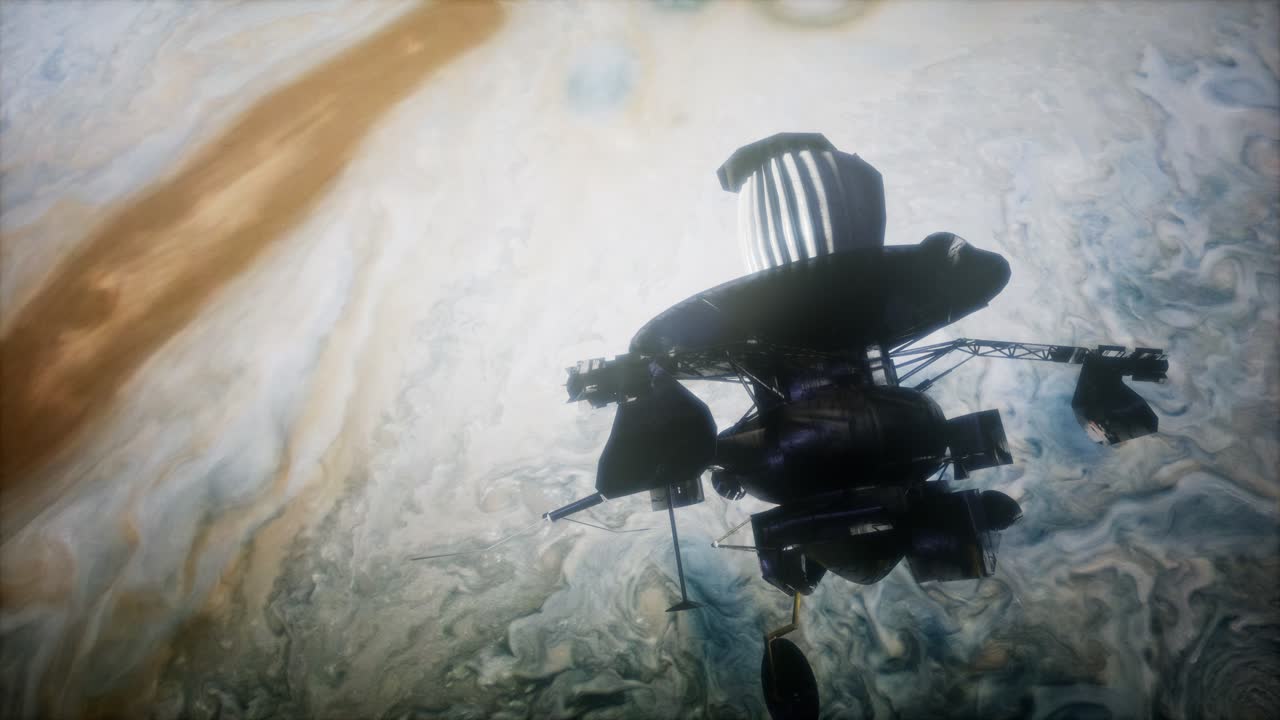 목성 을 공전 하는 갈릴레오 우주선